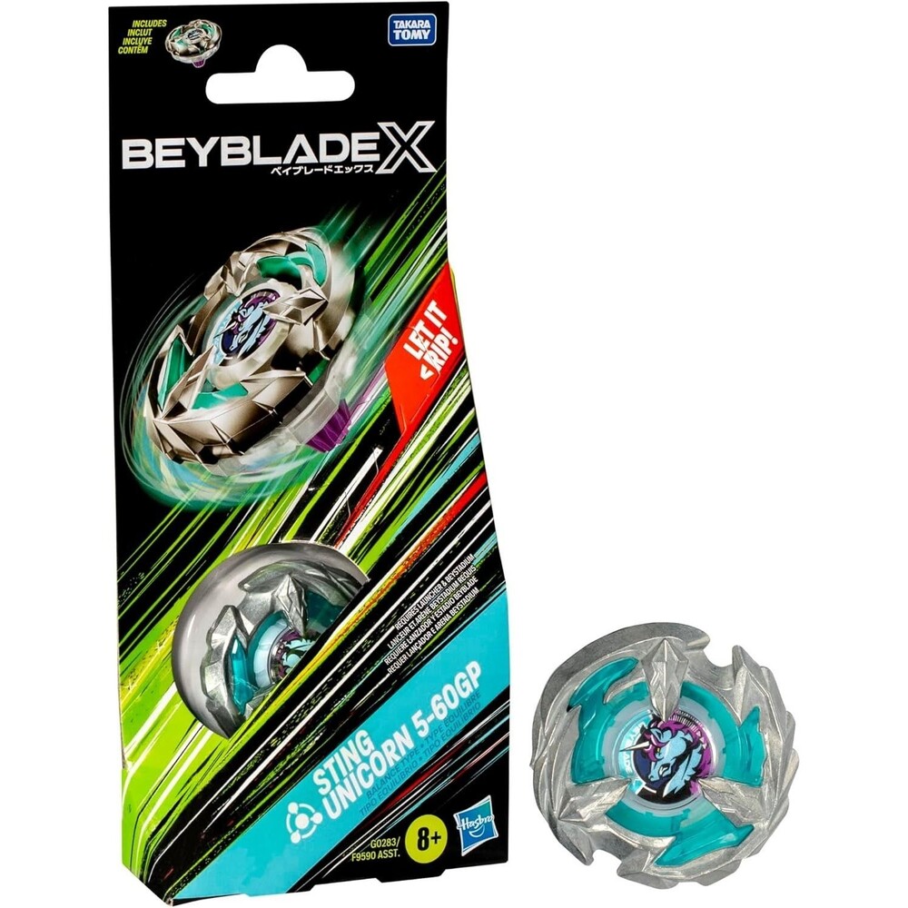 Beyblade X Sting Unicorn 5-60GP Booster Pack Set Balance Type Right-Spinning Top